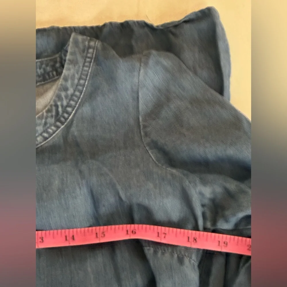 👖Cato Indigo Denim Jean Bell Sleeve Dress - Picture 5 of 15